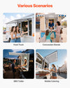 VEVOR concession window 36x36 in aluminum alloy service window image 5
