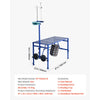VEVOR Goat Milking Stand, 600 lbs Heavy Duty Foldable Goat Stand with Feed Bin & Wheels, Adjustable Headpiece & Tool Basket, Stanchion for Grooming & Hoof Trimming, Metal Livestock Platform for Sheep