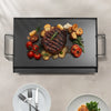 VEVOR Carbon Steel Griddle, 24x16 inch Universal Flat Top Rectangular Plate, Gas Grill Griddle for BBQ Grill, Teppanyaki, Portable Family Cookware with Handle, for Camping Tailgating Party