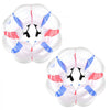 VEVOR 2-Pack Inflatable Bumper Balls 4FT Human Bubble for Teens Blue+Red, for Backyard, Camping, Picnic, Park, Lawn, and Outdoor Team Gameplay, Thickened PVC Material, Sumo Hamster Ball with Handle