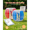 VEVOR 2-Pack Inflatable Bumper Balls 3FT Human Bubble for Kids Blue+Red, for Backyard, Camping, Picnic, Park, Lawn, and Outdoor Team Gameplay, Thickened PVC Material, Sumo Hamster Ball with Handle