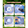 VEVOR 2-Pack Inflatable Bumper Balls 3FT Human Bubble for Kids Blue+Red, for Backyard, Camping, Picnic, Park, Lawn, and Outdoor Team Gameplay, Thickened PVC Material, Sumo Hamster Ball with Handle