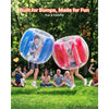 VEVOR 2-Pack Inflatable Bumper Balls 4FT Human Bubble for Teens Blue+Red, for Backyard, Camping, Picnic, Park, Lawn, and Outdoor Team Gameplay, Thickened PVC Material, Sumo Hamster Ball with Handle