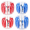 VEVOR 4 Pack Inflatable Bumper Balls 3FT+4FT Bubble for Kids Teens Blue+Red, for Backyard, Camping, Picnic, Park, Outdoor Team Gameplay, Thickened PVC Material, Sumo Human Hamster Ball with Handle