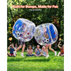VEVOR 2-Pack Inflatable Bumper Balls 4FT Human Bubble for Teens Transparent, for Backyard, Camping, Picnic, Park, Lawn, and Outdoor Team Gameplay, Thickened PVC Material, Sumo Hamster Ball with Handle