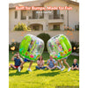 VEVOR 2-Pack Inflatable Bumper Balls 3FT Human Bubble for Kids Transparent, for Backyard, Camping, Picnic, Park, Lawn, and Outdoor Team Gameplay, Thickened PVC Material, Sumo Hamster Ball with Handle