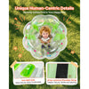 VEVOR 2-Pack Inflatable Bumper Balls 3FT Human Bubble for Kids Transparent, for Backyard, Camping, Picnic, Park, Lawn, and Outdoor Team Gameplay, Thickened PVC Material, Sumo Hamster Ball with Handle