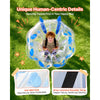 VEVOR 2-Pack Inflatable Bumper Balls 4FT Human Bubble for Teens Blue, for Backyard, Camping, Picnic, Park, Lawn, and Outdoor Team Gameplay, Thickened PVC Material, Sumo Hamster Ball with Handle