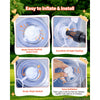 VEVOR 2-Pack Inflatable Bumper Balls 4FT Human Bubble for Teens Blue, for Backyard, Camping, Picnic, Park, Lawn, and Outdoor Team Gameplay, Thickened PVC Material, Sumo Hamster Ball with Handle