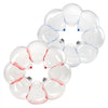 VEVOR Inflatable Bumper Balls 2-Pack, 4FT/1.2M Body Sumo Ball, Durable Thick PVC Human Hamster Bubble Knocker for Outdoor Sports Team Gaming Play, Bopper Toy for Garden Yard Park, Red & Blue