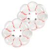 VEVOR Inflatable Bumper Balls 2-Pack, 3FT/0.9M Body Sumo Zorb Ball, Durable Thick PVC Human Hamster Bubble Knocker for Outdoor Sports Team Gaming Play, Bopper Toy for Playground Yard Park, Red Stripes