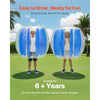 VEVOR Inflatable Bumper Balls 2-Pack, 3FT/0.9M Body Sumo Ball, Durable Thick PVC Human Hamster Bubble Knocker for Outdoor Team Gaming Play, Bopper Toy for Playground Yard Park, Blue Stripes