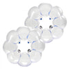 VEVOR Inflatable Bumper Balls 2-Pack, 3FT/0.9M Body Sumo Ball, Durable Thick PVC Human Hamster Bubble Knocker for Outdoor Team Gaming Play, Bopper Toy for Playground Yard Park, Blue Stripes