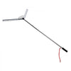VEVOR Lake Weed Cutter, Pond Aquatic Plant Cutting Tool with 37 in Max. Cut Width, Sharp and Heavy-Duty Steel Blades, Pond Rake with 30 ft Throw Rope, for Cattail, Phragmites, Lilly Pads & Chara