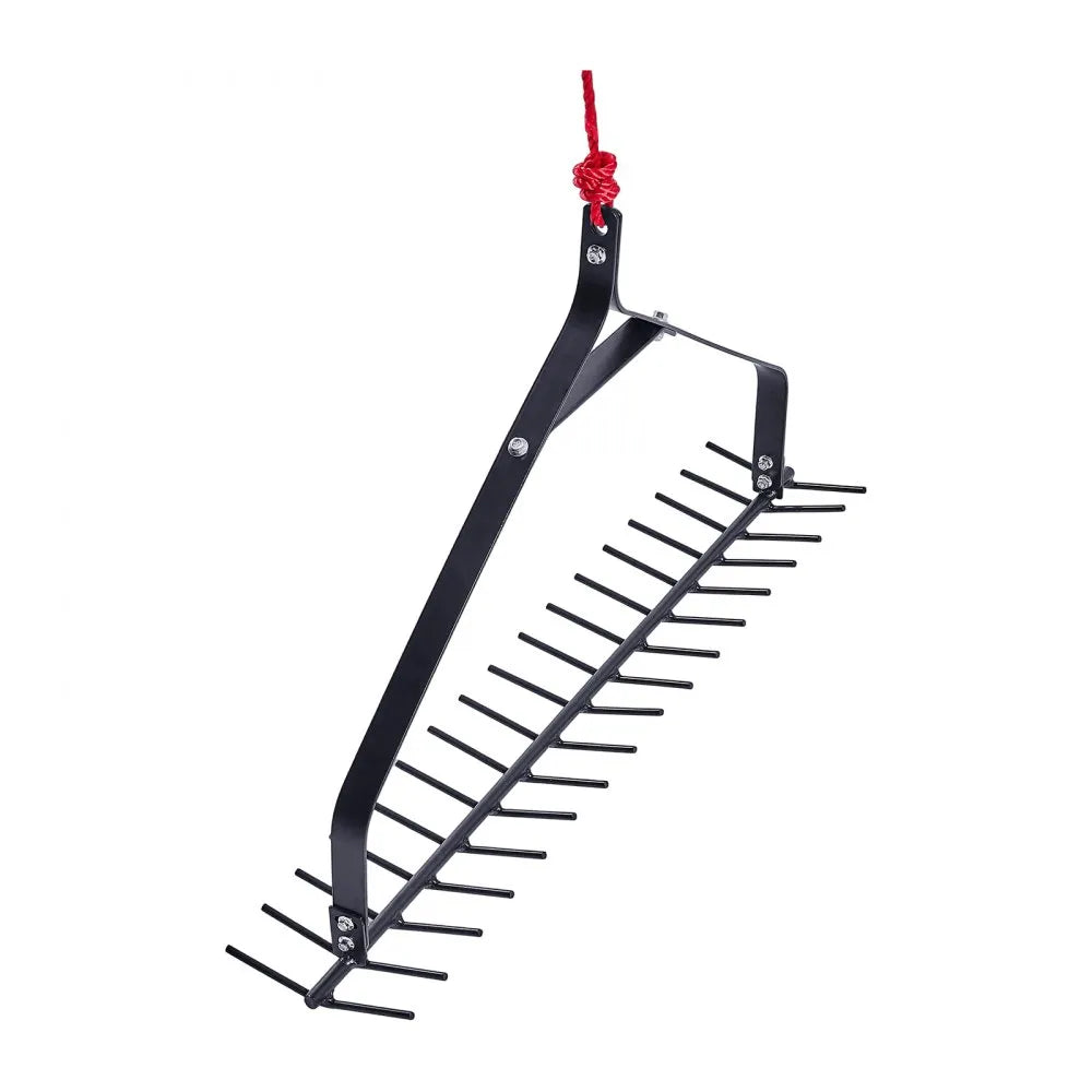 VEVOR 32 in Aquatic Weed Rake, 6.3 in Double Sided Lake Weed Rake, Lightweight  Pond Weeds Cutter with 30ft Rope, No Assembly Required, Muck Lilypad Clearing Tool for Pond, Lake, Rivulet