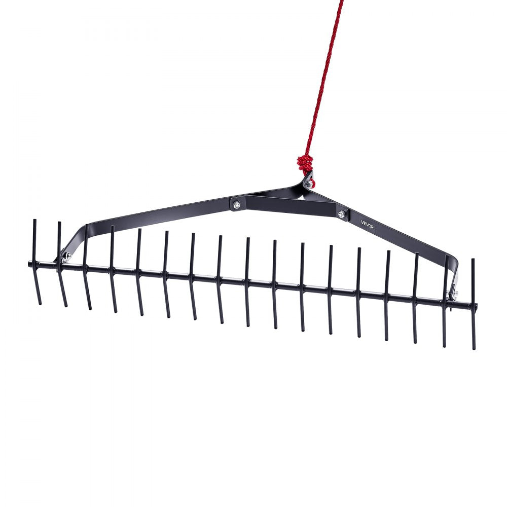 VEVOR 32 in Aquatic Weed Rake, 6.3 in Double Sided Lake Weed Rake, Lightweight  Pond Weeds Cutter with 30ft Rope, No Assembly Required, Muck Lilypad Clearing Tool for Pond, Lake, Rivulet