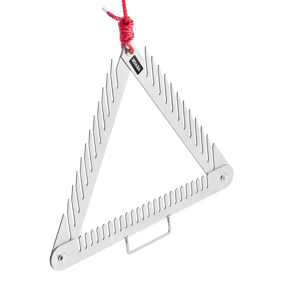 Triangle Shaped Rake Vevor Aquatic Weed Rake Triangular Stainless Steel 24