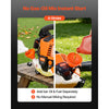VEVOR Gas Leaf Blower, 25.4CC 4-Stroke Gas Powered Handheld Leaf Blower with 0.75L Fuel Tank, 340 CFM Air Volume, 130 MPH Air Speed, Ideal for Lawn Care, Leaves Cleaning, Yard Debris & Snow Removal
