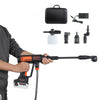 VEVOR Cordless Pressure Washer, 1200PSI MAX Portable Pressure Washer with Brushless Motor,  6-in-1 Nozzle & Water Hose, 4 Speed Adjustable, Battery Powered Handheld Power Cleaner for Home Garden Patio