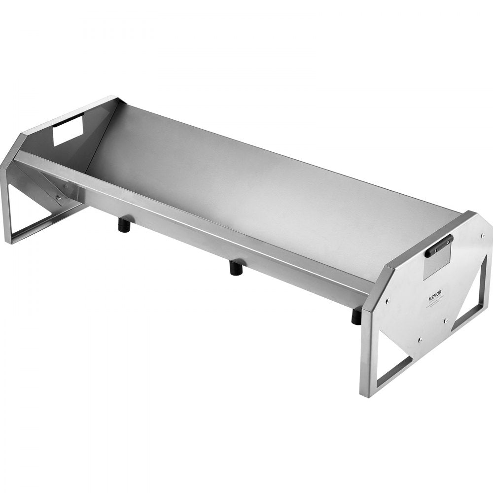 VEVOR Livestock Feeding Trough, 22 Gallon Capacity, 45" Hay Feeder, Heavy Duty Steel Livestock Trough, Galvanized Steel Sheep Feeder Trough Feeding up to 10 Goats for Horse Sheep Hog Farm Sheds Pen