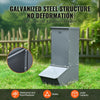 VEVOR Hog Feeder, 2.2 Bushel Capacity, Single Door Pig Feeder, Heavy Duty Steel Piglets Feeder, Multipurpose Trough Creep Feeder, Outdoor Livestock Feeder Farm Accessory for Feeding up to 5 Hogs