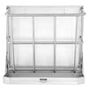 VEVOR Goat Hay Feeder, 21 Gallons Large Capacity, 2 in 1 Hay and Grain Feeder, Wall Mounted Livestock Feeder with Feed Tray, Multiple Sided Goat Hay Rack, Sturdy Steel Hay Rack for Sheep Horses