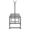 VEVOR Goat & Sheep Stand, 51x23 inch Livestock Stand, Metal Livestock Milking and Shearing Stand 21" to 33" Adjustable Height, with Headpiece and Nose Loop, 500lbs Loading Weight, Black