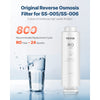VEVOR Reverse Osmosis System, 800 GPD 11-stage Reverse Osmosis Water Filter Replacement, RO Filter Cartridge for 24 Months, Reduces Lead & Chlorine, Compatible with SS-005 Under Sink Water Filter