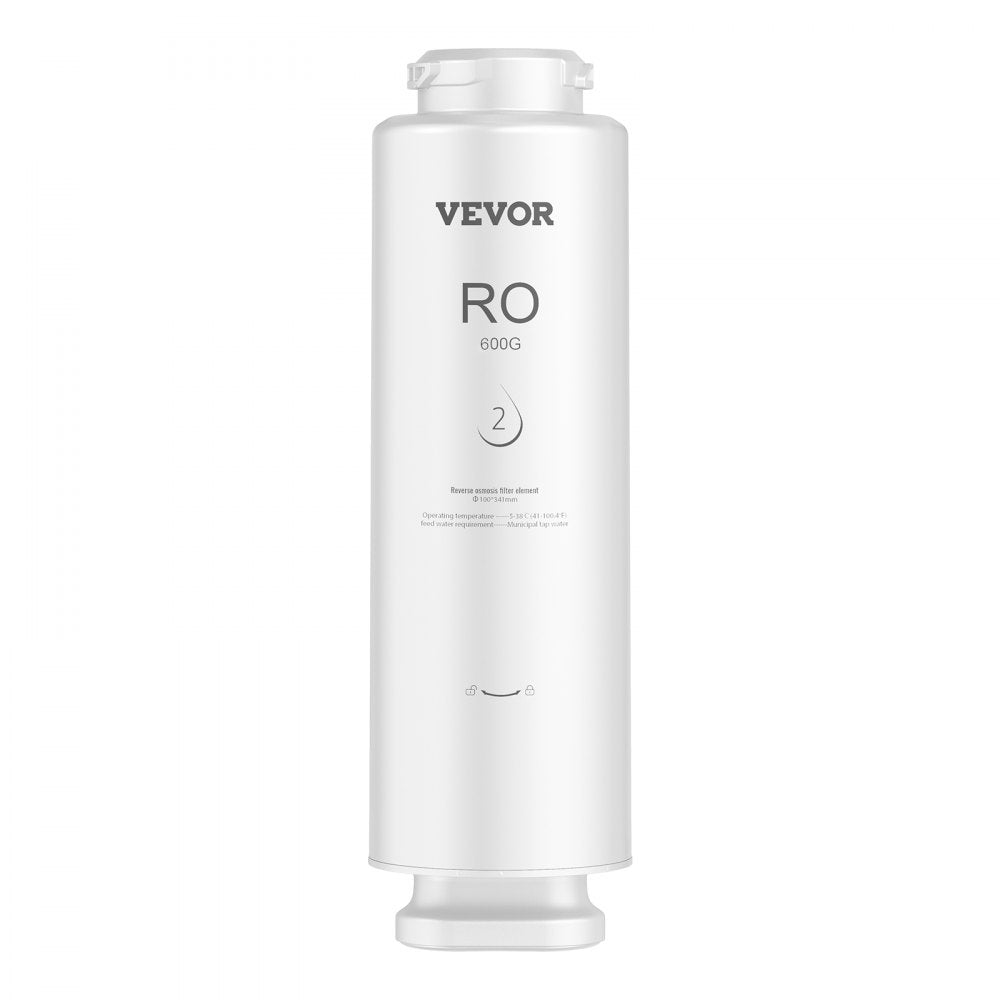VEVOR Reverse Osmosis System, 600 GPD 10-stage Reverse Osmosis Water Filter Replacement, RO Filter Cartridge for 24 Months, Reduces Lead & Chlorine, Compatible with SS-003 Under Sink Water Filter