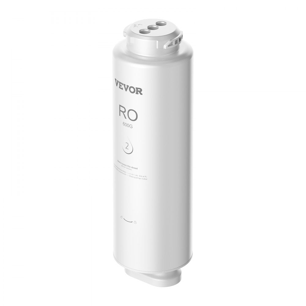 VEVOR Reverse Osmosis System, 600 GPD 10-stage Reverse Osmosis Water Filter Replacement, RO Filter Cartridge for 24 Months, Reduces Lead & Chlorine, Compatible with SS-003 Under Sink Water Filter