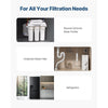 VEVOR Remineralization Filter, 1100 Gallons Remineralization Water Filter Replacement, 1/4" Quick Connect Mineral Filter, Restore Essential Minerals for Water Purifier, Under Sink Water Filter System