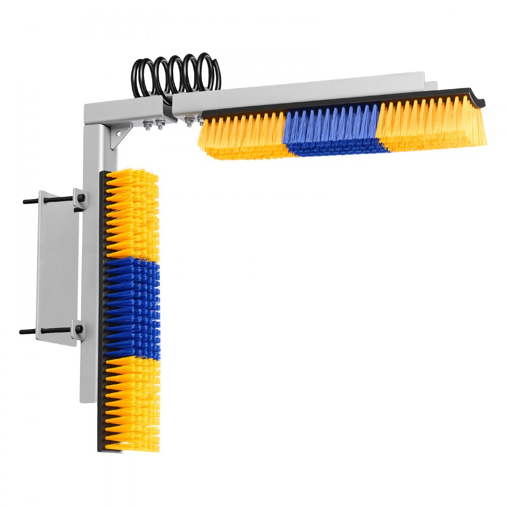 VEVOR 2 Way Livestock Scratching Brush, Dual Sided Goat Scratcher Brush with Mounting Bracket, 16.9" x 3.9" Cow Scratcher for Back Itch Relief, Massage Grooming Scratch Tool for Horse Cattle Sheep Pig