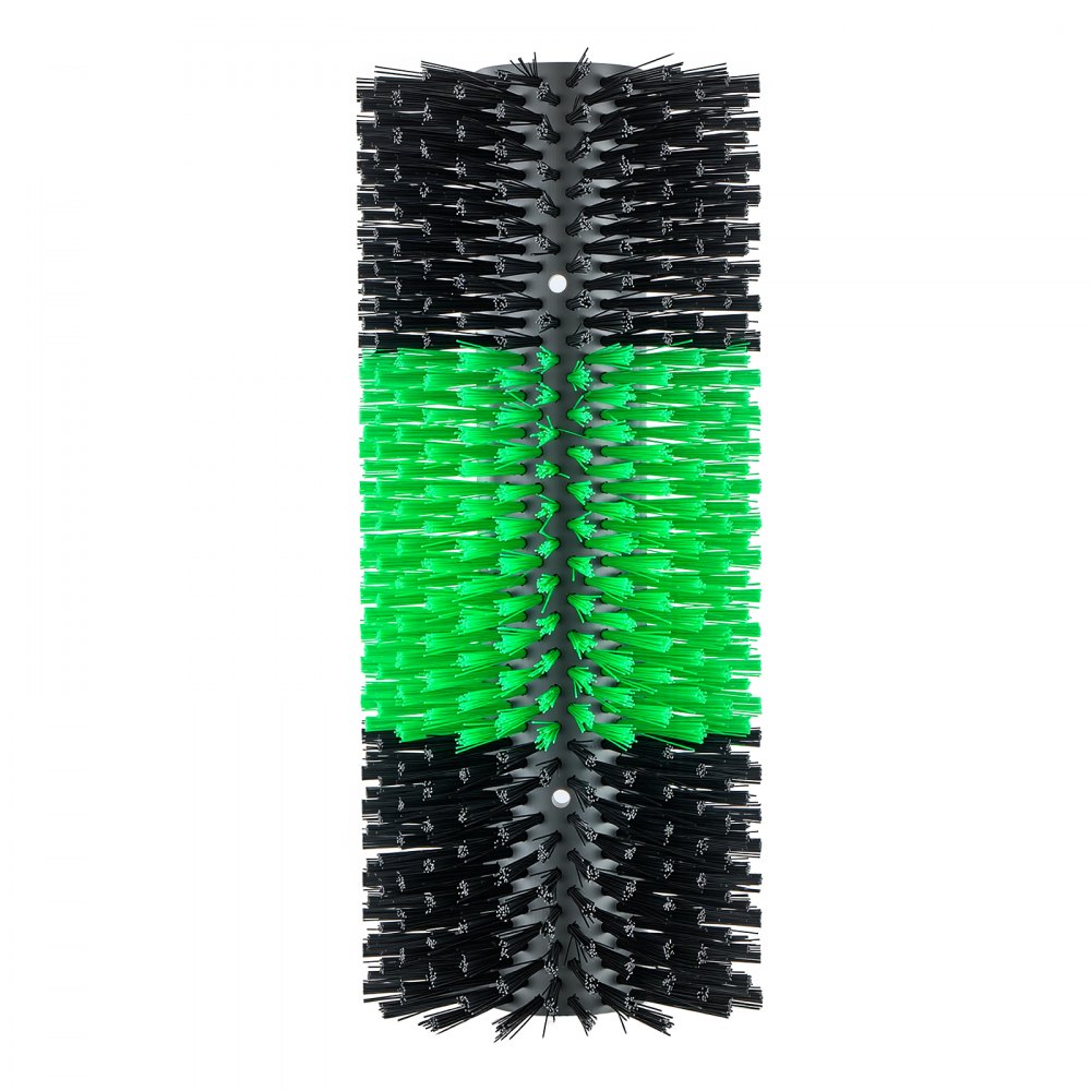 VEVOR Livestock Scratching Brush, 1PC Goat Scratcher Brush Post with 4 Screws, 16.9" x 7.5" Cow Scratcher for Back Itch Relief, Massage Grooming Scratch Tool for Horse Cattle Sheep Pig, Green & Black