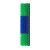 VEVOR Livestock Scratching Brush, 1PC Goat Scratcher Brush Post with 4 Screws, 16.9" x 7.5" Cow Scratcher for Back Itch Relief, Massage Grooming Scratch Tool for Horse Cattle Sheep Pig, Green & Blue