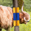 VEVOR Livestock Scratching Brush, 2 Pcs Horse Brush with 4 Screws, 17.1 x 7.5 in Cow Scratcher, for Back Itch Relief & Keep Cleaning, Grooming & Scratching Post Brush for Horse, Pig, Cattle Supplies