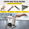 VEVOR Manual Wire Stripping Machine 0.06-0.98 inches, Wire Stripper Machine with Hand Crank Portable, Wire Stripping Tool Aluminum Construction,for Scrap Copper Recycling