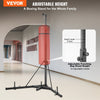 VEVOR Punching Bag Stand, Steel Heavy Duty Workout Training Equipment, Adjustable Height Boxing Punching Stand with Weighted Base, Holds Up to 143 lbs, Freestanding Sandbag Rack for Home Gym Fitness