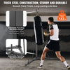 VEVOR Punching Bag Stand, Steel Heavy Duty Workout Training Equipment, Adjustable Height Boxing Punching Stand with Weighted Base, Holds Up to 143 lbs, Freestanding Sandbag Rack for Home Gym Fitness