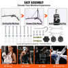 VEVOR Punching Bag Stand, Steel Heavy Duty Workout Training Equipment, Adjustable Height Boxing Punching Stand with Weighted Base, Holds Up to 143 lbs, Freestanding Sandbag Rack for Home Gym Fitness