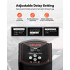 VEVOR Dual Battery Isolator, 12V 300 Amp, Manual and Automatic VSR Voltage Sensitive Relay with LCD Screen, Smart Battery Isolator for Lithium & Lead-Acid Batteries, for Car Truck RV UTV ATV Boat