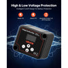 VEVOR Dual Battery Isolator, 12V 140 Amp, Manual and Automatic VSR Voltage Sensitive Relay with LCD Screen, Smart Battery Isolator for Lithium & Lead-Acid Batteries, for Car Truck RV UTV ATV Boat