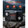 VEVOR Dual Battery Isolator Kit, 12V 80 Amp 2 ft 6 AWG, Manual / Automatic VSR Voltage Sensitive Relay with Voltmeter, LCD Screen, Smart Battery Isolator, Compatible with Lead-Acid Batteries, for UTV