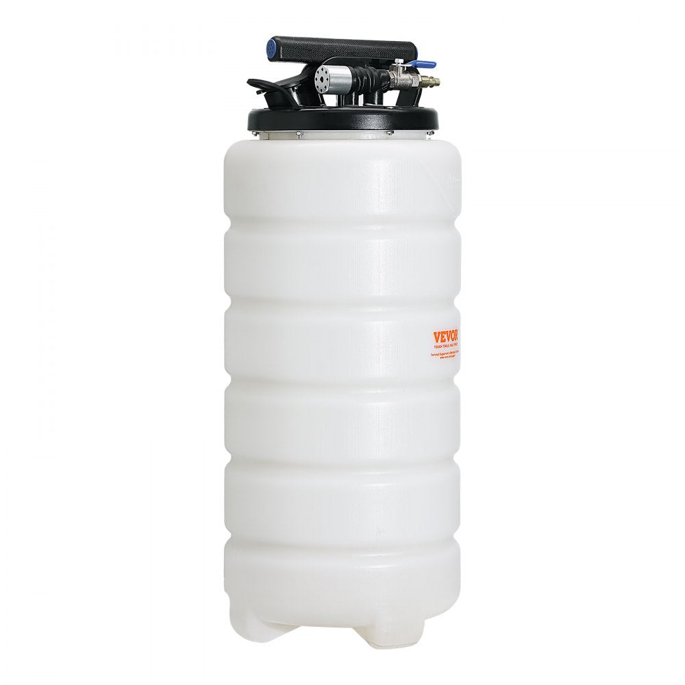 VEVOR Fluid Extractor, 4 Gallons (15 Liters), Pneumatic/Manual Oil Changer Vacuum Fluid Extractor with Dipstick and Suction Hose, Oil Extractor Change Pump for Automotive Fluids Vacuum Evacuation