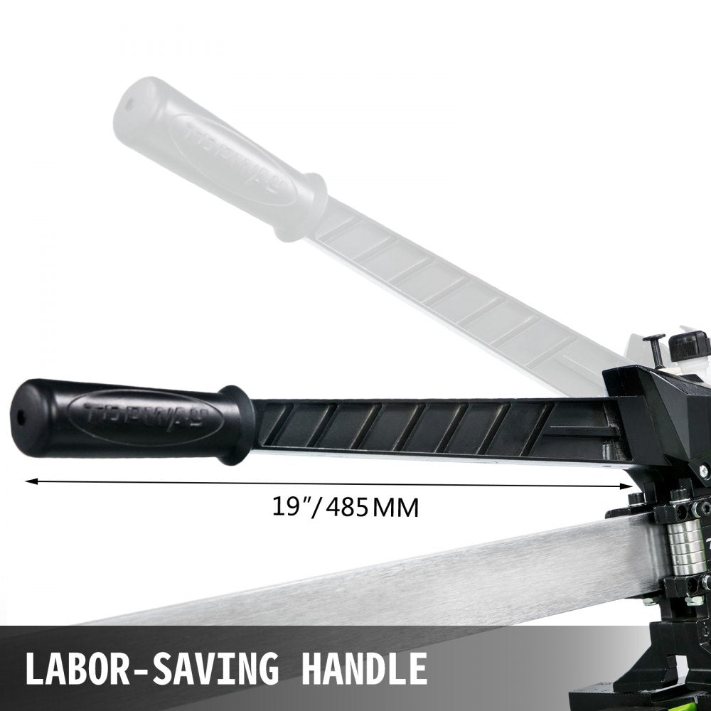 VEVOR Tile Cutter 39 Inch, Manual Tile Cutter All-Steel Frame,Tile Cutting Machine with Laser Guide and Bonus Spare Cutter,Tile Cutter Hand Tool for Precision Cutting Porcelain Ceramic Floor Tiles
