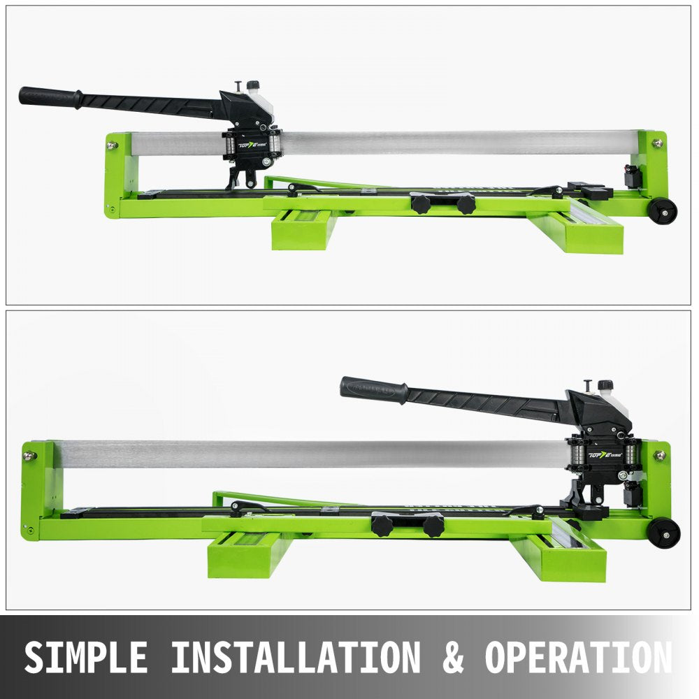 VEVOR Tile Cutter 39 Inch, Manual Tile Cutter All-Steel Frame,Tile Cutting Machine with Laser Guide and Bonus Spare Cutter,Tile Cutter Hand Tool for Precision Cutting Porcelain Ceramic Floor Tiles