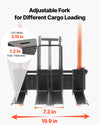 VEVOR Hydraulic Material Lift Winch Stacker - angle view