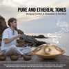 VEVOR Handpan Drum, 22 in & 9 Notes, D Minor Hand Drum, Hand Pan Drum Instrument with Mallets, 440Hz Handpan Stand & Carry Bag, Steel Healing Sound Drum, Percussion Instruments for Adults Beginners