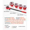 VEVOR Ratchet Pipe Threader Kit with 4 Dies, 1/2" NPT, 3/4" NPT, 1" NPT, 1-1/4" NPT Manual Ratcheting Pipe Threading Tool, Portable Pipes Threader Set with Toolbox for Plumbing Installation & Repair