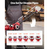 VEVOR Ratchet Pipe Threader Kit with 6 Dies, 1/2" NPT to 2" NPT Manual Ratcheting Pipe Threading Tool, Portable Pipes Threader Set with Toolbox for Plumbing Installation & Repair