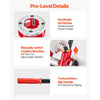 VEVOR Ratchet Pipe Threader Kit with 6 Dies, 1/2" NPT to 2" NPT Manual Ratcheting Pipe Threading Tool, Portable Pipes Threader Set with Toolbox for Plumbing Installation & Repair